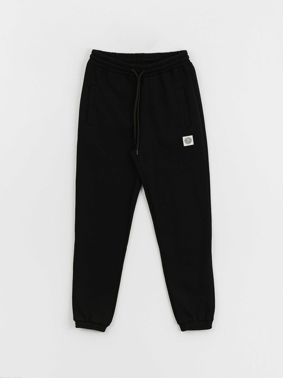 Clothing MassDnm Pants | Massdnm Patch Straight Fit Pants Black