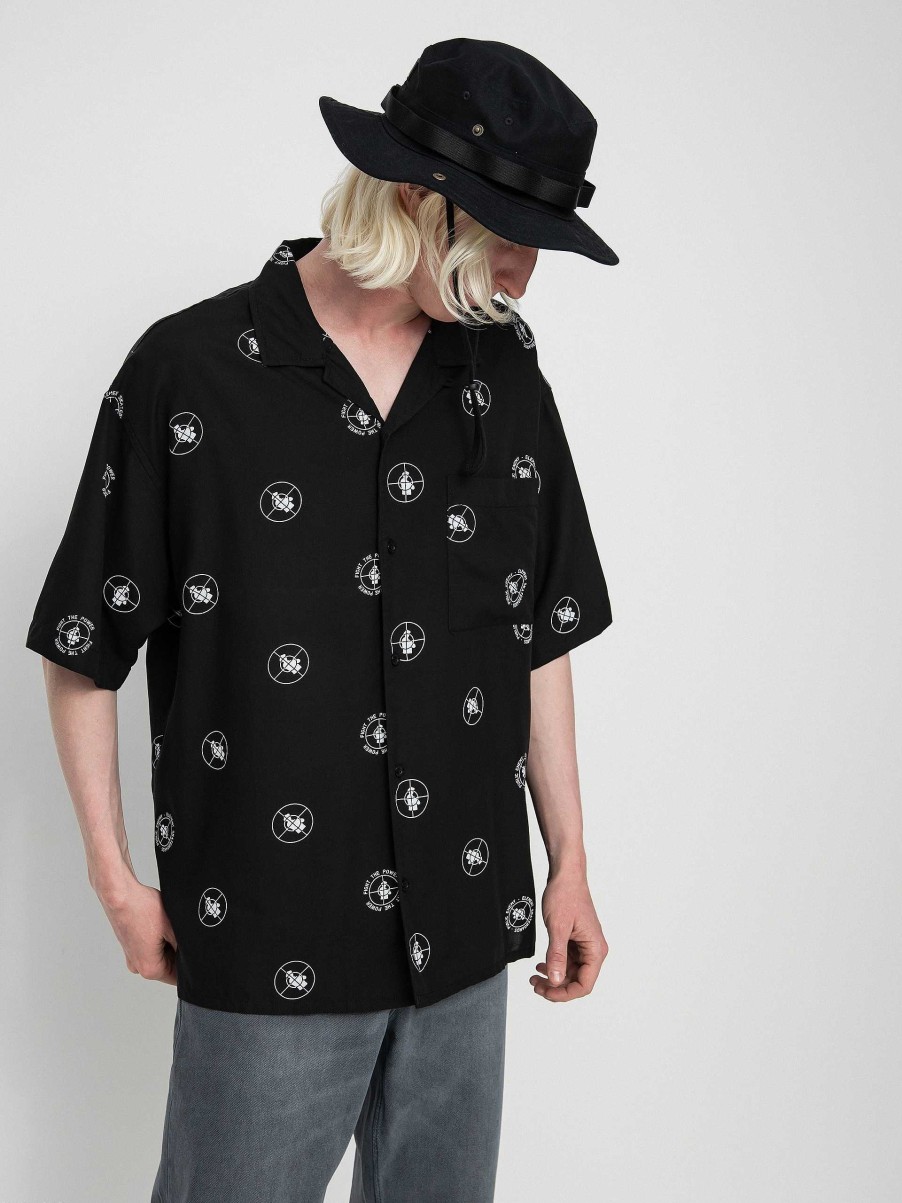 Clothing Element Shirts | Element Pexe Resort Polka Shirt Black