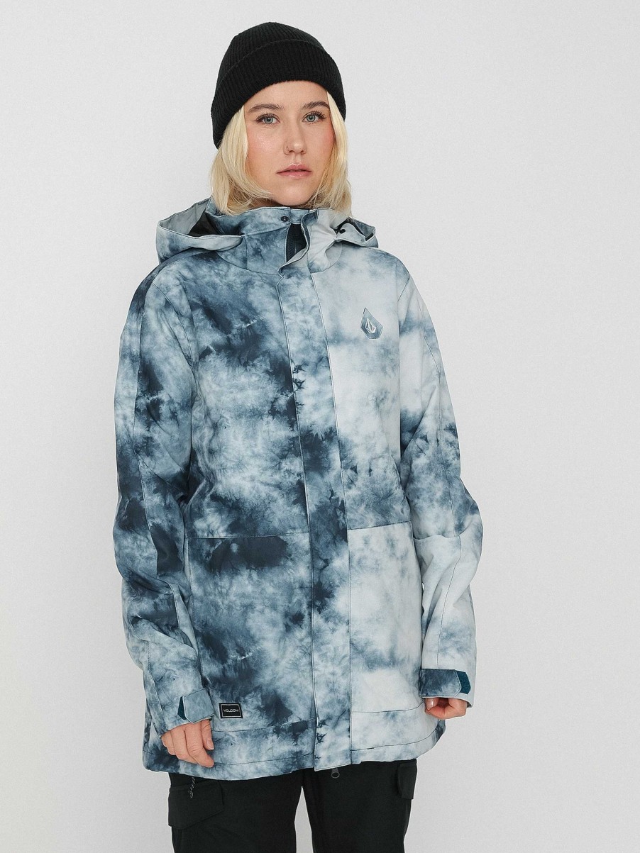 Clothing Volcom Snowboard Jackets | Womens Volcom Westland Ins Snowboard Jacket Blue