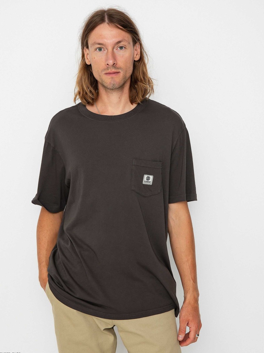 Clothing Element T-Shirts | Element Basic Pkt T-Shirt Black