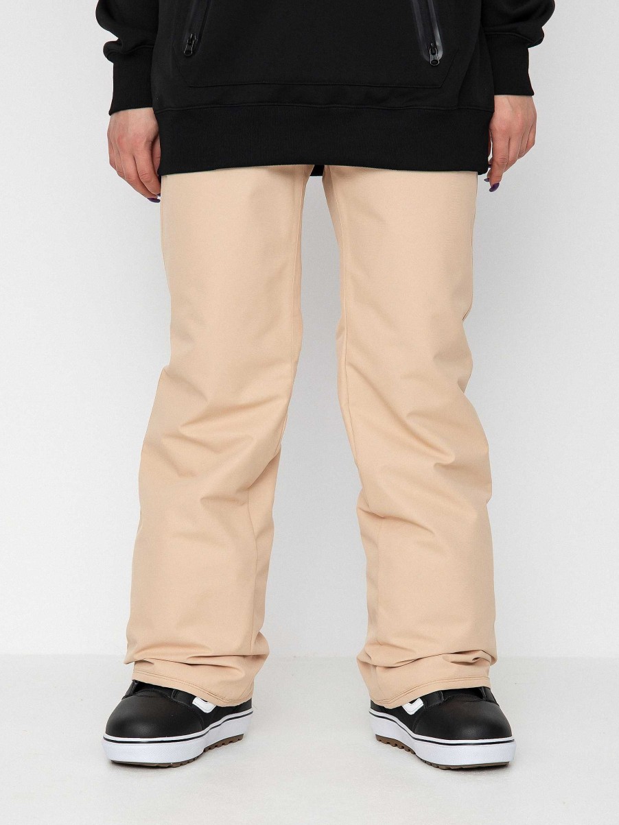 Clothing Volcom Snowboard Pants | Womens Volcom Frochickie Ins Snowboard Pants Beige