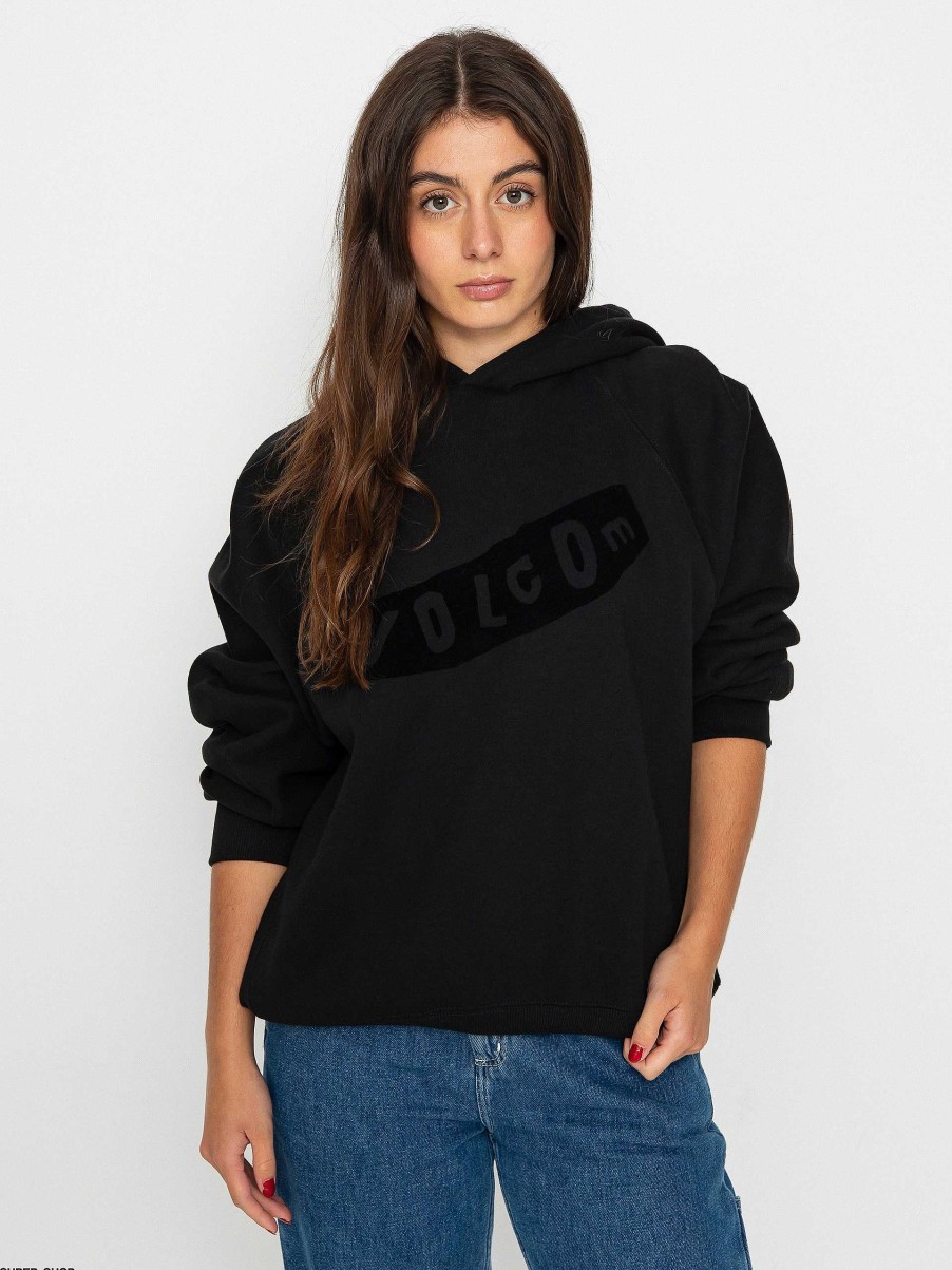 Clothing Volcom Sweatshirts/Hoodies | Volcom Pistol Hd Hoodie Wmn Black