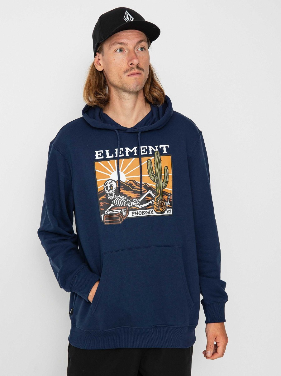 Clothing Element Sweatshirts/Hoodies | Element Dusk Sweatshirt Navy Blue