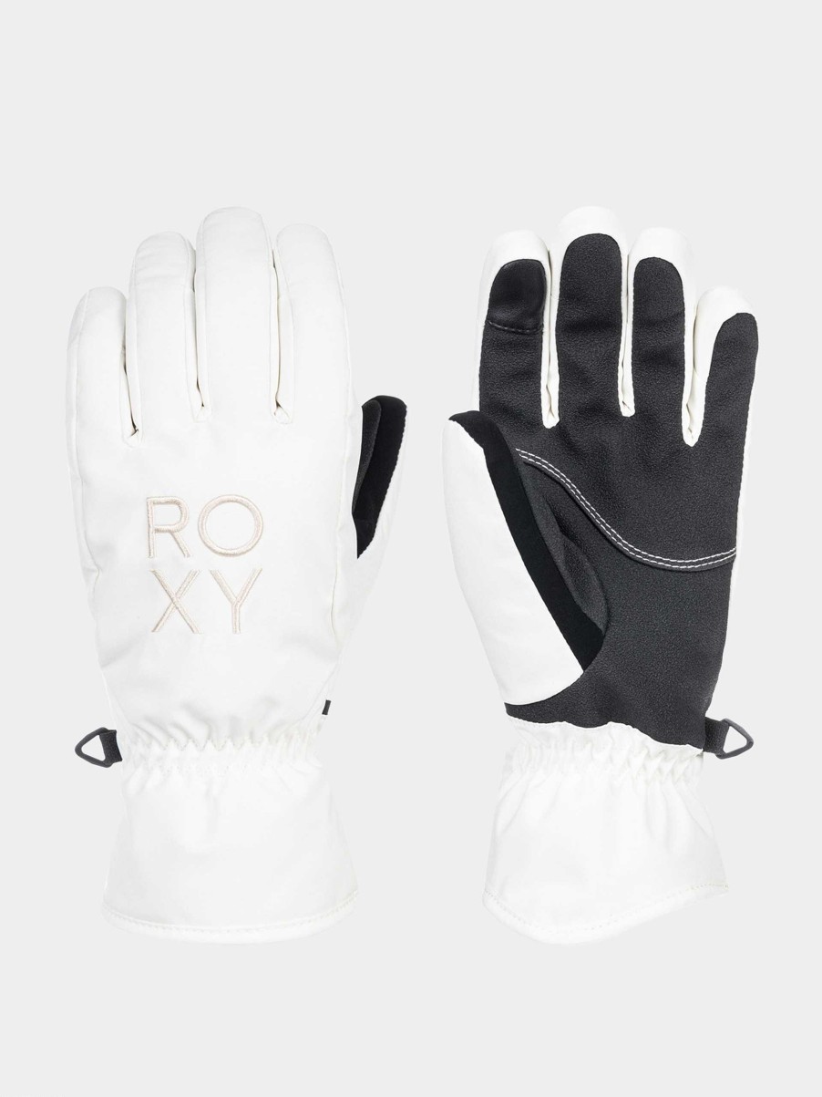 Clothing Roxy Snowboard Gloves | Roxy Freshfield Gloves Wmn White