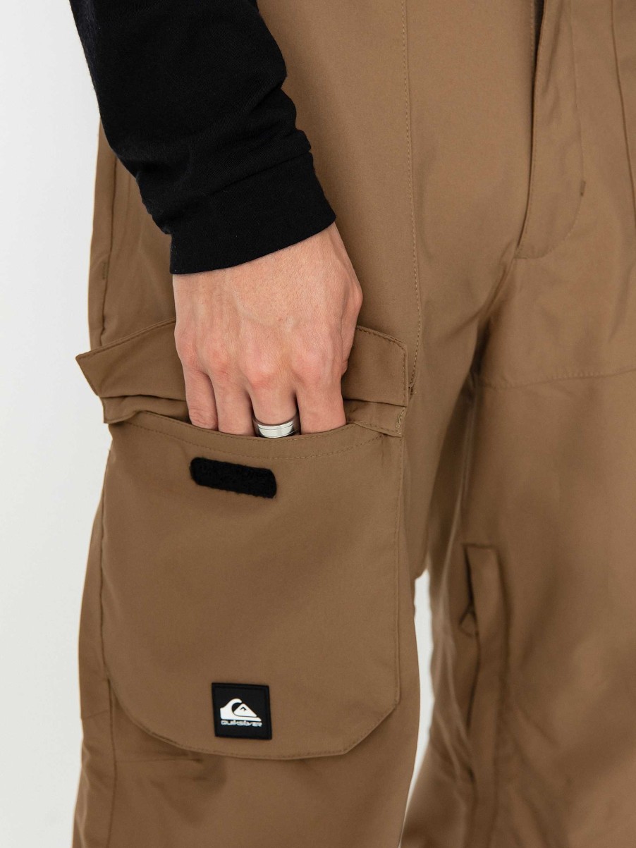 Clothing Quiksilver Snowboard Pants | Mens Quiksilver Utility Snowboard Pants Brown