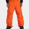 Clothing DC Snowboard Pants | Mens Dc Banshee Snowboard Pants Orange