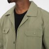 Clothing Brixton Shirts | Brixton Bowery Surplus Overshirt Ls Shirt Green