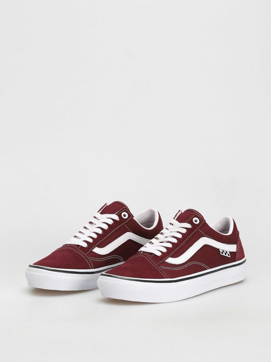 Shoe Vans Low-Tops | Vans Skate Old Skool Shoes Burgundy