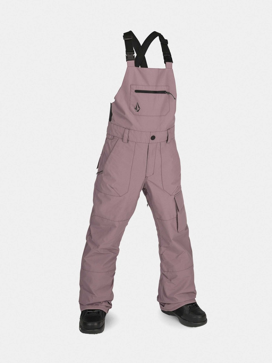 Clothing Volcom Snowboard Pants | Volcom Barkley Ins Bib Overall Jr Snowboard Pants Violet