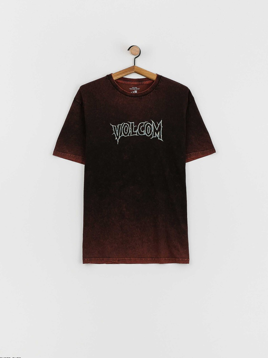 Clothing Volcom T-Shirts | Volcom Fa Max Sherman 3 T-Shirt Burgundy