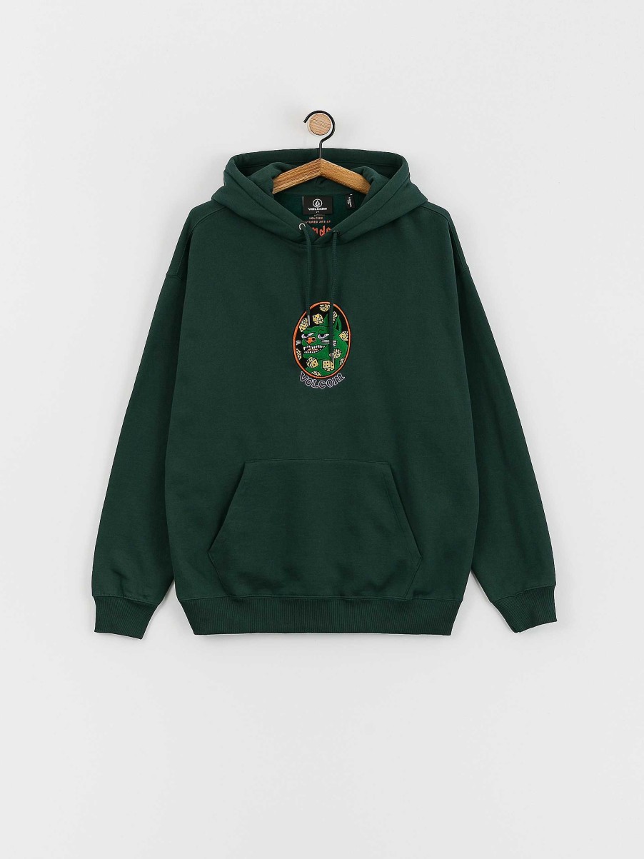 Clothing Volcom Sweatshirts/Hoodies | Volcom Fa Nando Von Arb Hd Hoodie Green