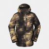 Clothing Volcom Snowboard Jackets | Mens Volcom L Gore Tex Snowboard Jacket Camo