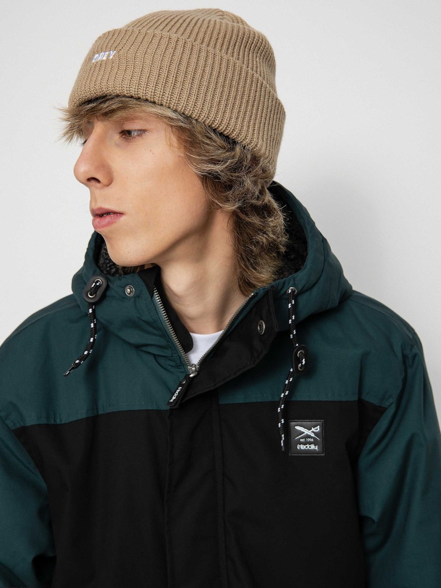 Clothing Iriedaily Jackets | Iriedaily Eissegler Jacket Black/Green