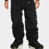 Clothing Quiksilver Snowboard Pants | Mens Quiksilver Snow Down Cargo Snowboard Pants Black