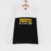 Clothing Prosto Longsleeves | Prosto Onenine Longsleeve White/Black