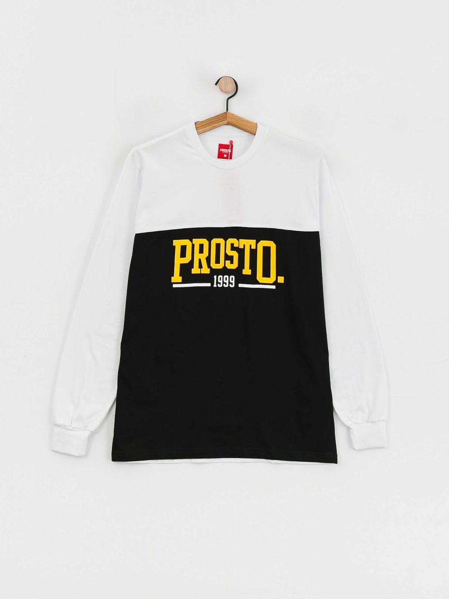 Clothing Prosto Longsleeves | Prosto Onenine Longsleeve White/Black