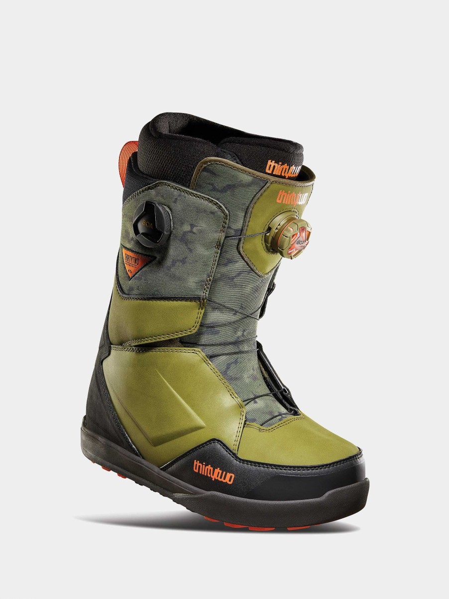 Shoe ThirtyTwo Medium | Mens Thirtytwo Lashed Double Boa Snowboard Boots Green