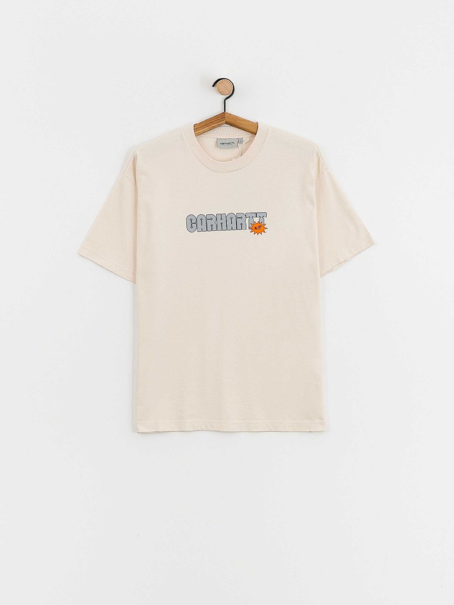 Clothing Carhartt WIP T-Shirts | Carhartt Wip Arrow Script T-Shirt Beige