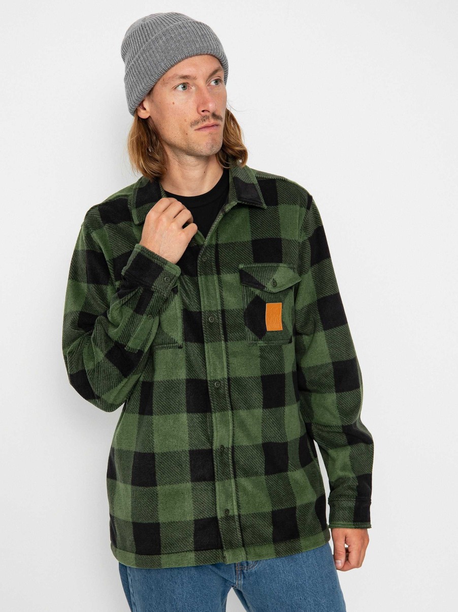 Clothing Etnies Shirts | Etnies Woodsman Hd Shirt Green