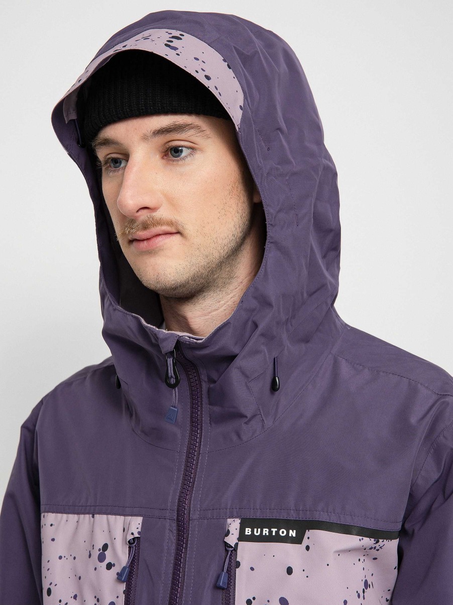 Clothing Burton Snowboard Jackets | Mens Burton Frostner Snowboard Jacket Violet