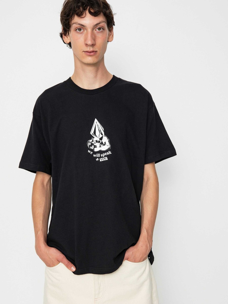 Clothing Volcom T-Shirts | Volcom Colle Age Lse T-Shirt Black