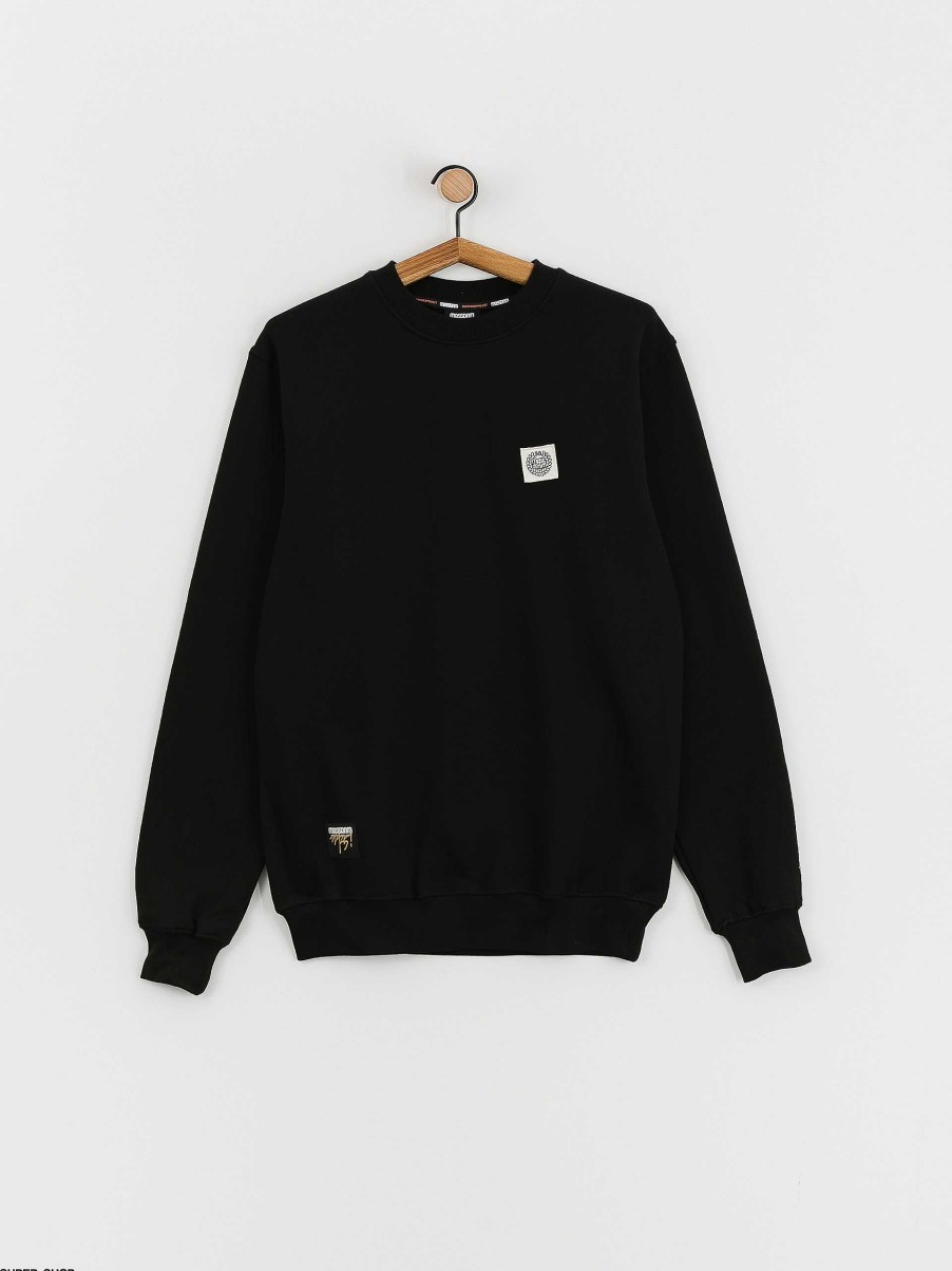 Clothing MassDnm Sweatshirts/Hoodies | Massdnm Patch Sweatshirt Black