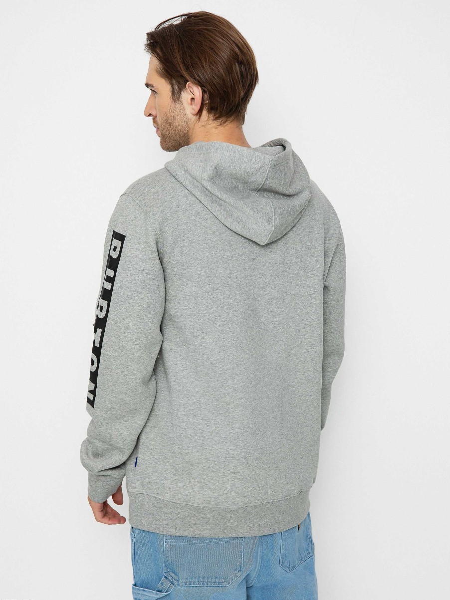 Clothing Burton Sweatshirts/Hoodies | Burton Vault Hd Hoodie Grey