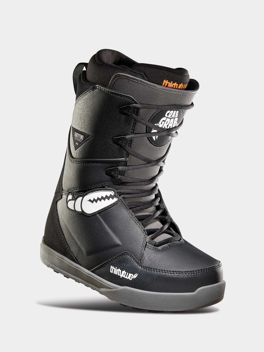 Shoe ThirtyTwo Medium | Mens Thirtytwo Lashed Crab Grab Snowboard Boots Black