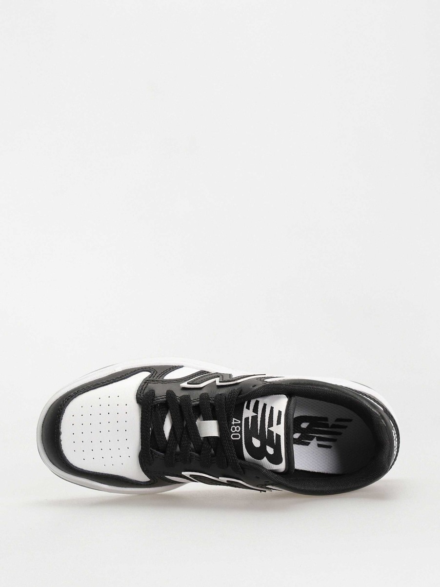 Shoe New Balance Low-Tops | New Balance 480 Shoes White/Black