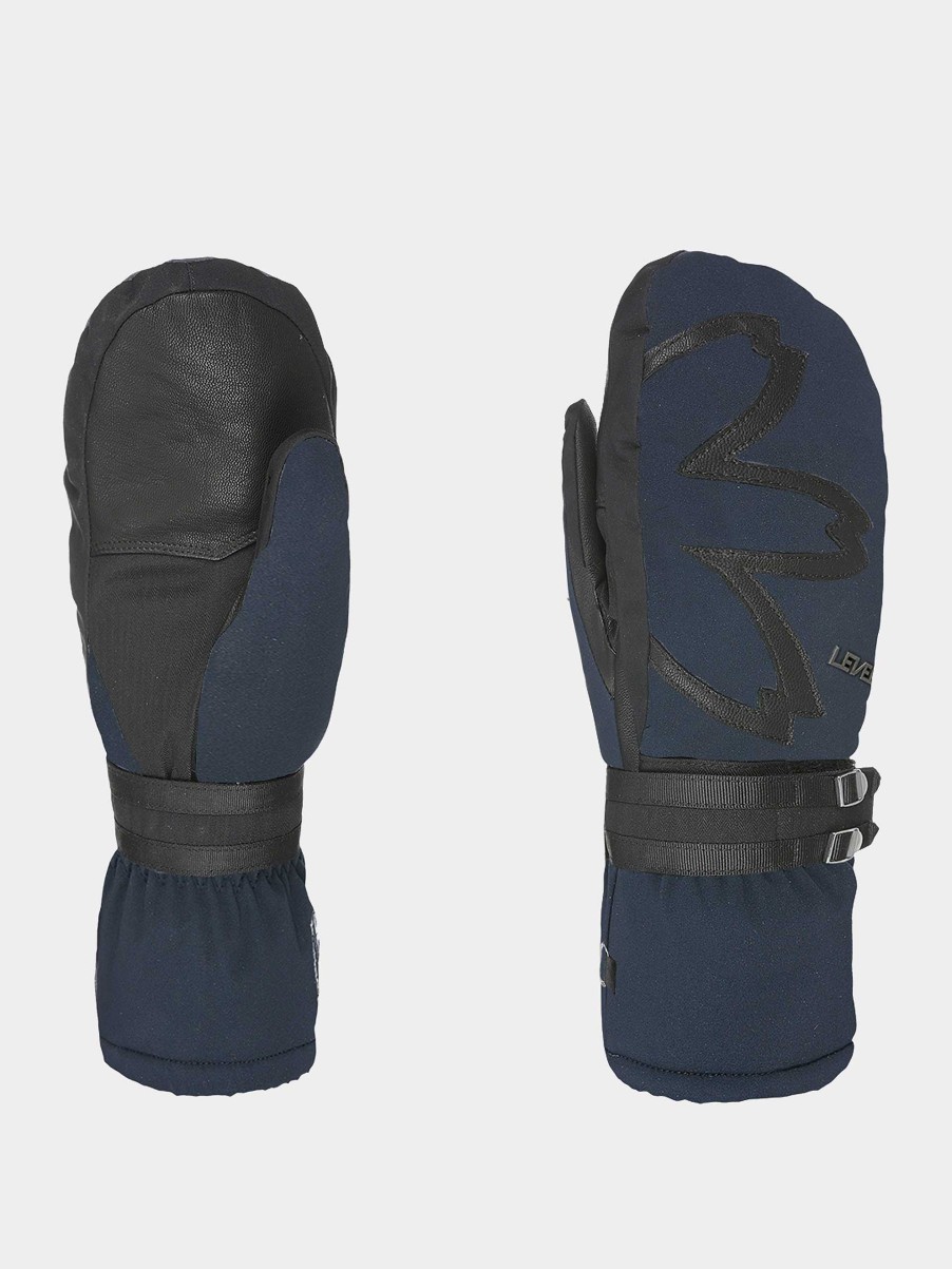 Clothing Level Snowboard Gloves | Level Oasis Plus Mitt Gloves Wmn Navy Blue