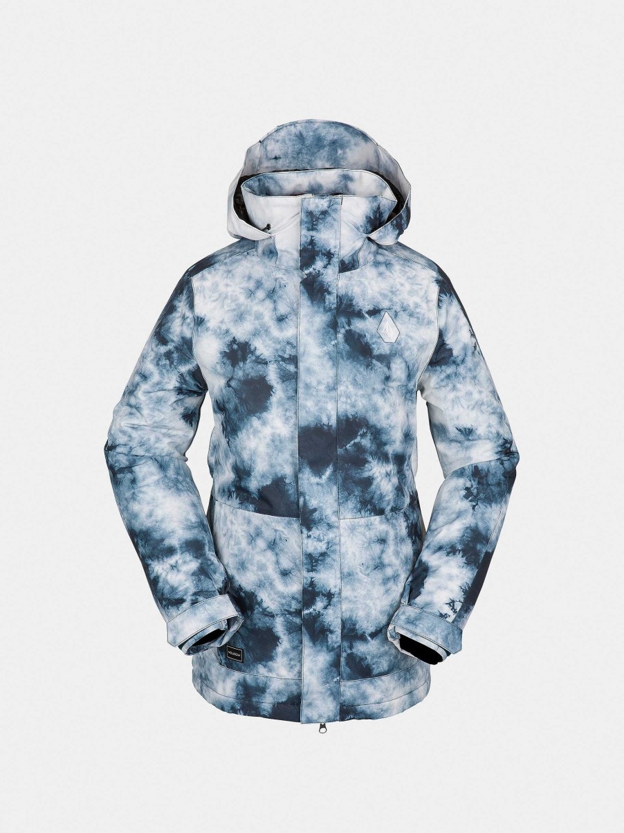 Clothing Volcom Snowboard Jackets | Womens Volcom Westland Ins Snowboard Jacket Blue