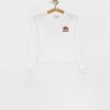 Clothing Element Longsleeves | Element Rising Crop Longsleeve Wmn White