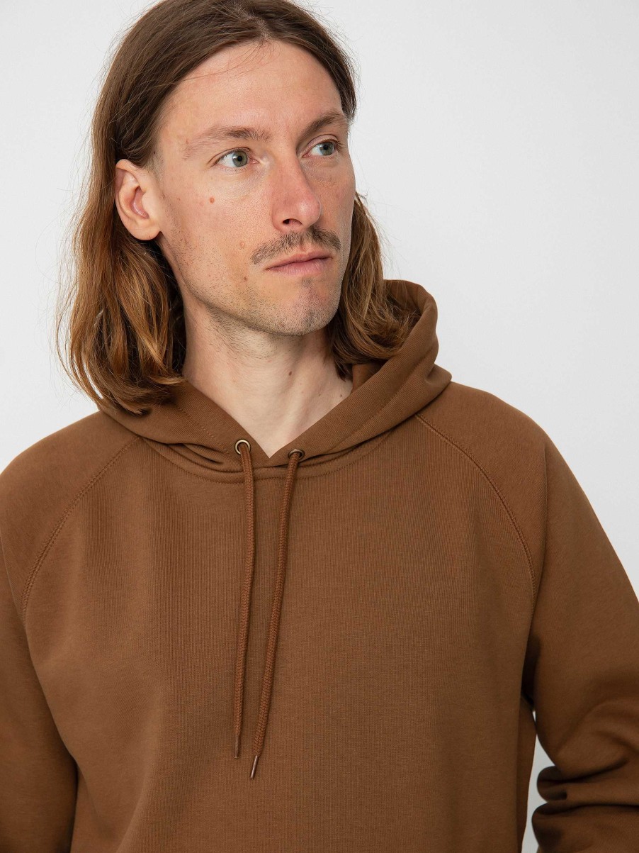 Clothing Carhartt WIP Sweatshirts/Hoodies | Carhartt Wip Chase Hd Hoodie Brown