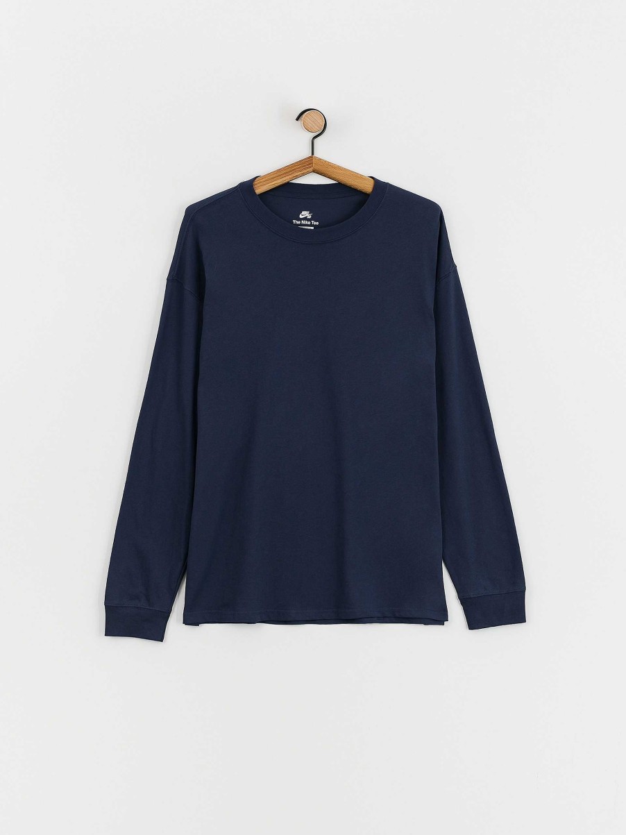 Clothing Nike SB Longsleeves | Nike Sb Essentials Longsleeve Navy Blue