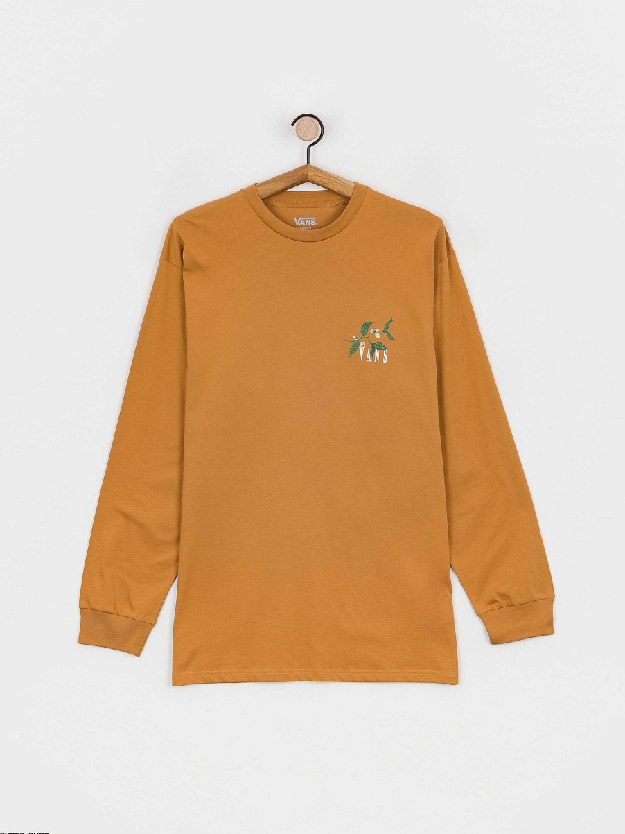 Clothing Vans Longsleeves | Vans Greener Grounds Longsleeve Brown