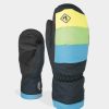 Clothing Level Snowboard Gloves | Level Rainbow Down Jr Mitt Gloves Multicolor