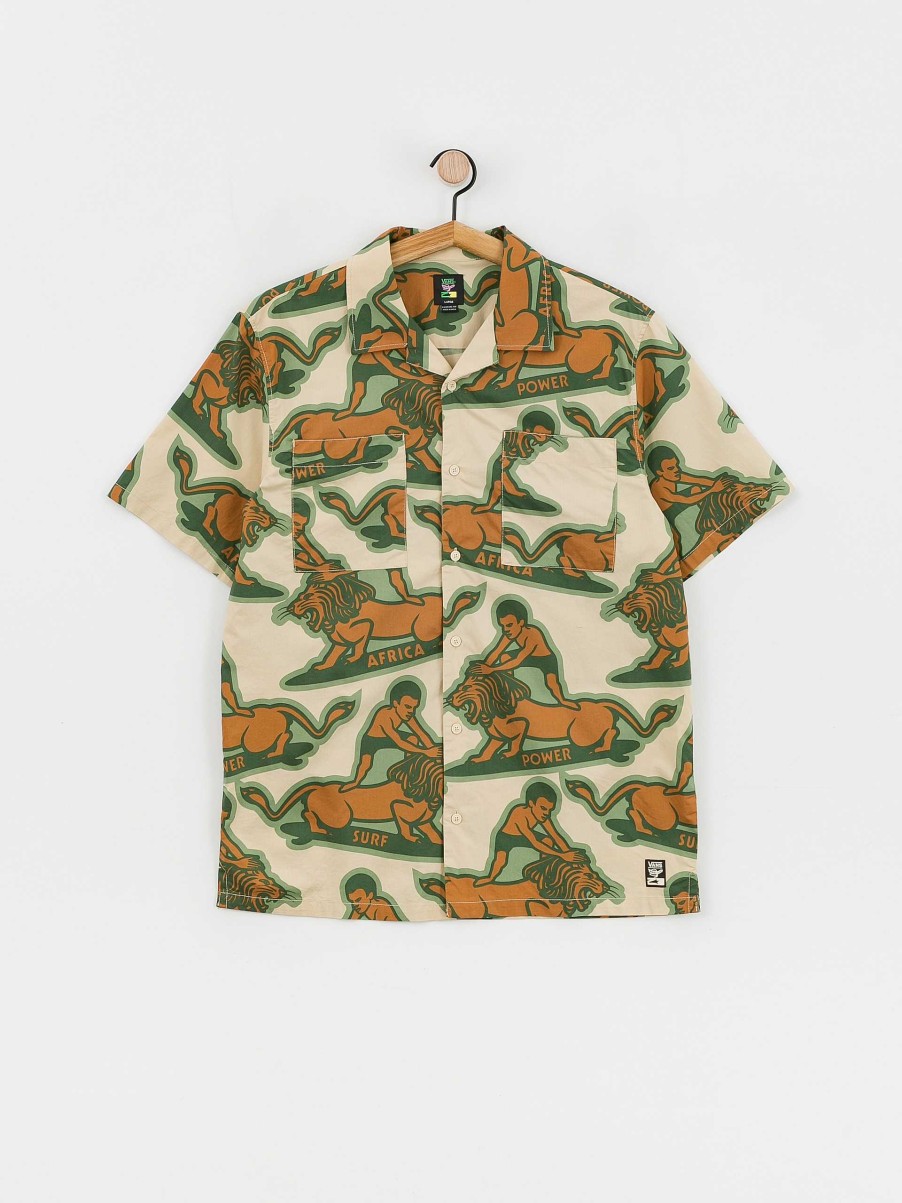 Clothing Vans Shirts | Vans Mami Wata Ss Woven Shirt Green