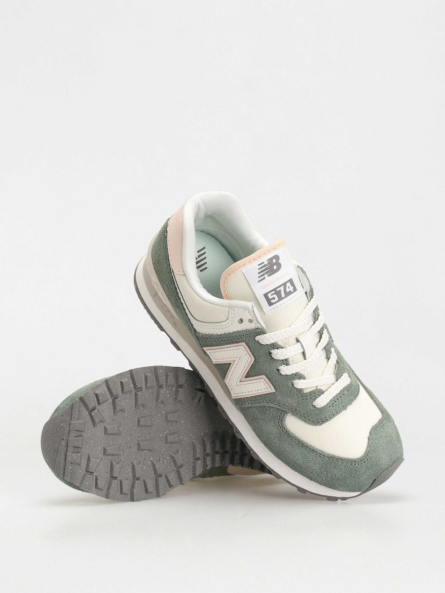 Shoe New Balance Low-Tops | New Balance 574 Shoes Wmn Green