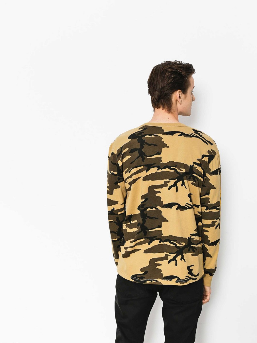 Clothing Brixton Longsleeves | Brixton Longsleeve Fang Knit Camo