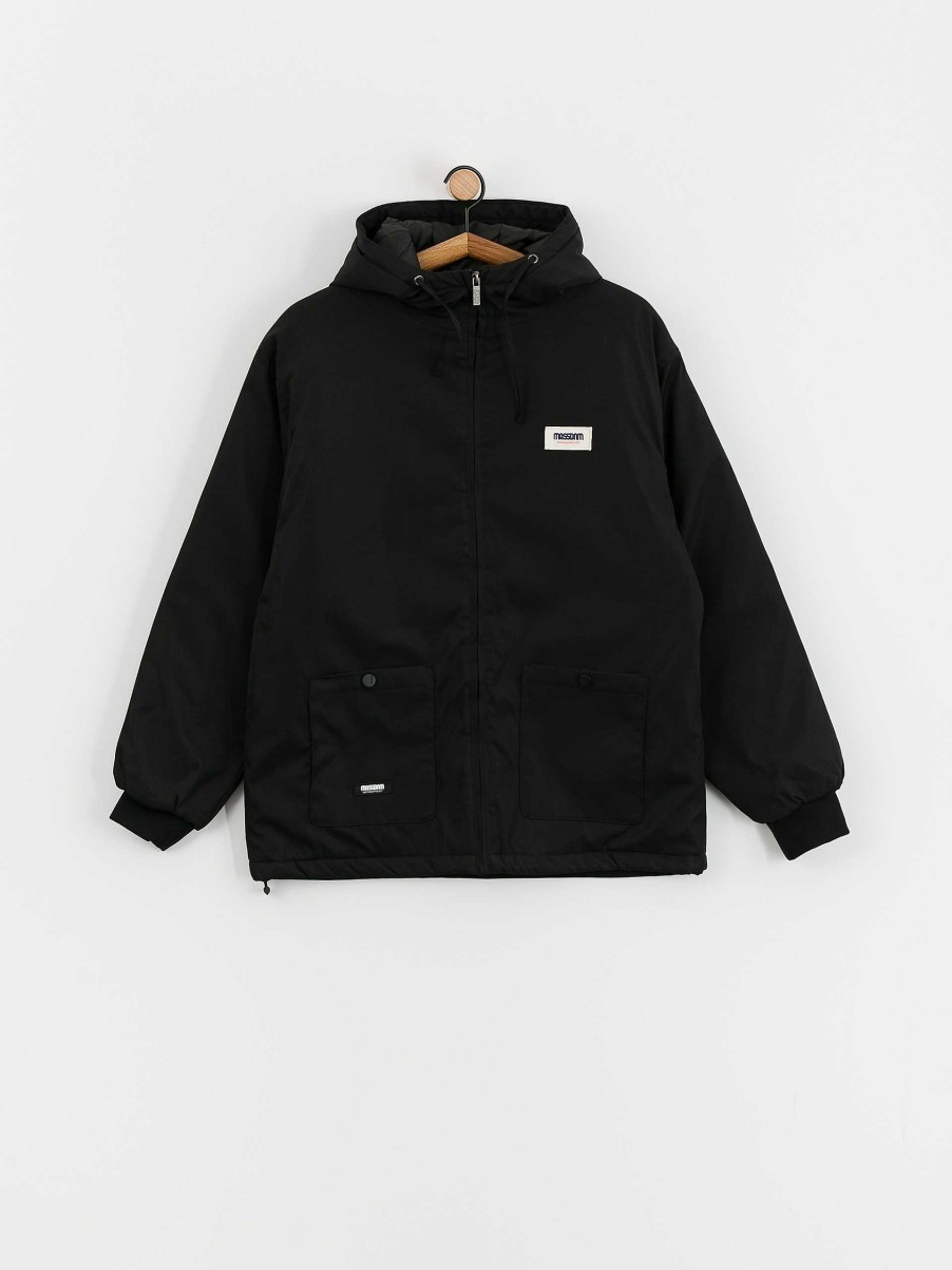 Clothing MassDnm Jackets | Massdnm Worker Long Jacket Black