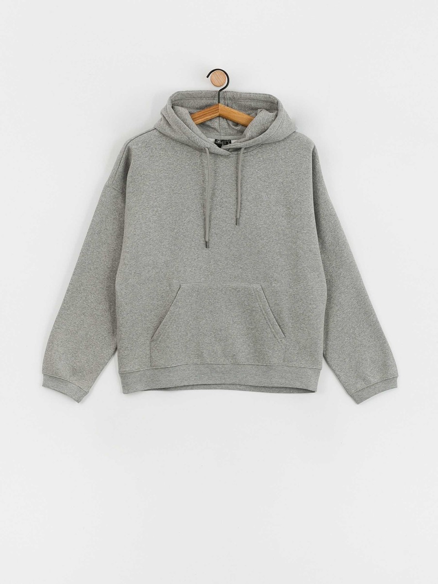 Clothing Volcom Sweatshirts/Hoodies | Volcom Stone Heart Ii Hd Hoodie Wmn Grey