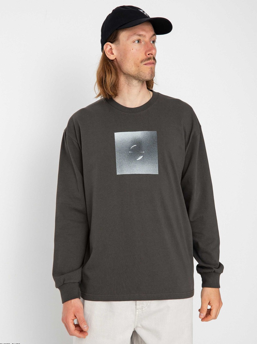 Clothing Polar Skate Longsleeves | Polar Skate Magnetic Field Ls Longsleeve Black