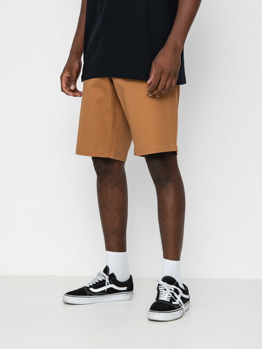 Clothing Volcom Shorts | Volcom Frckn Mdn Strch Sht 21 Shorts Brown