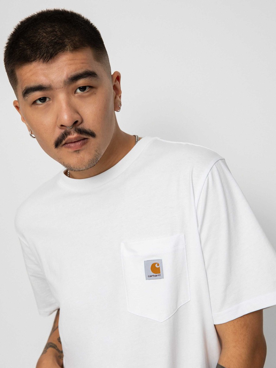 Clothing Carhartt WIP T-Shirts | Carhartt Wip Pocket T-Shirt White