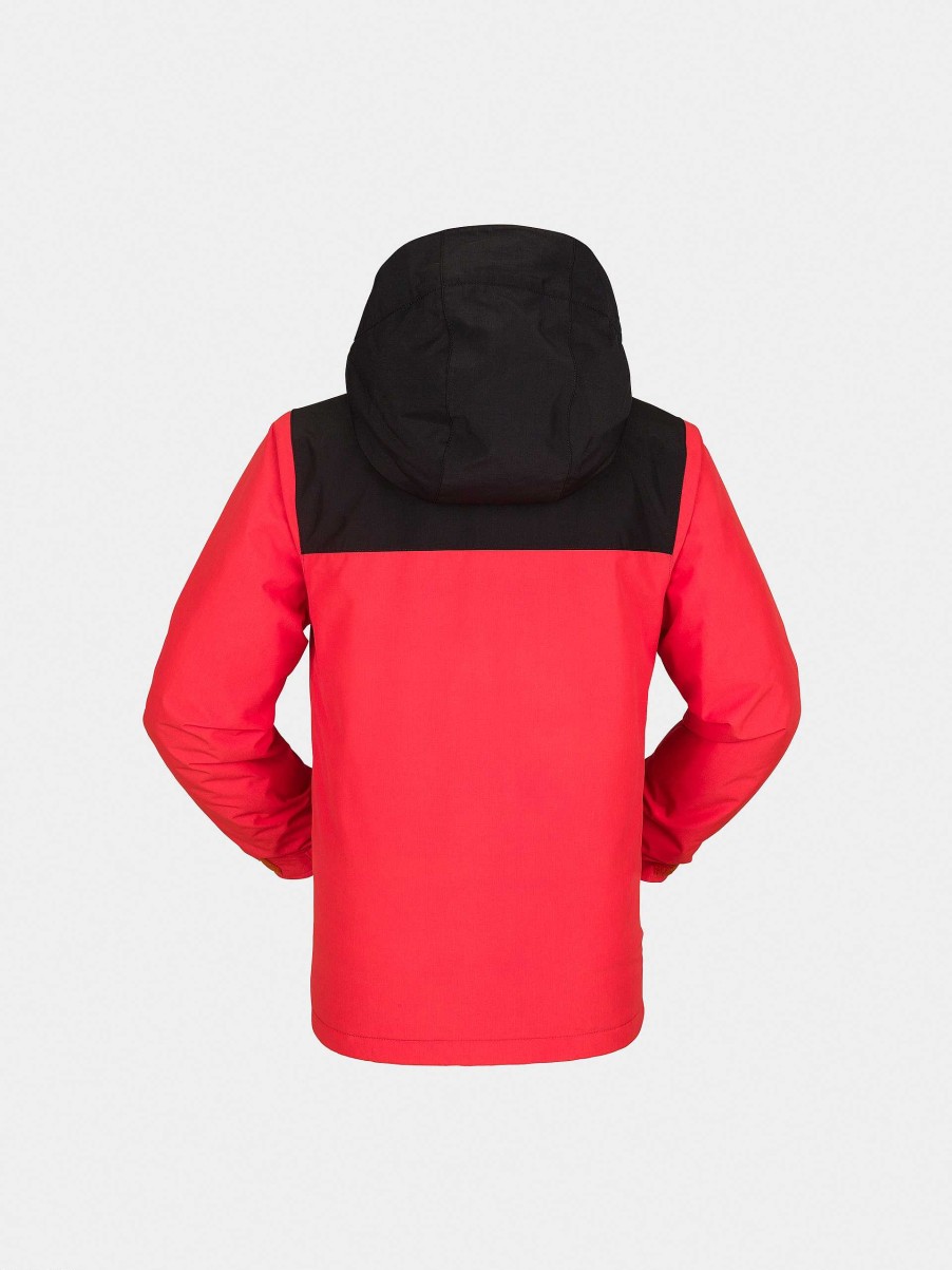 Clothing Volcom Snowboard Jackets | Volcom Stone.91 Ins Jr Snowboard Jacket Red