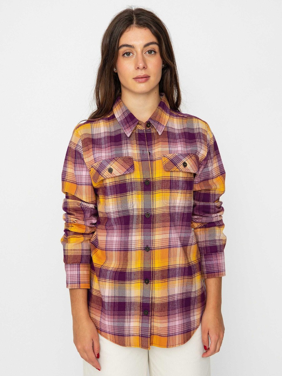 Clothing Patagonia Shirts | Patagonia Organic Cotton Mw Fjord Flannel Shirt Wmn Multicolor