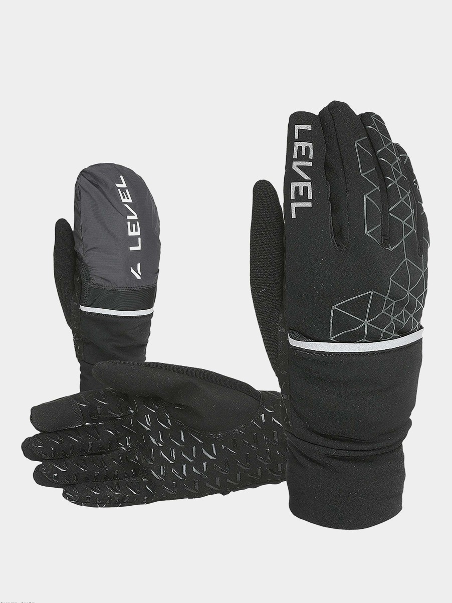 Clothing Level Snowboard Gloves | Level Strider Gloves Black