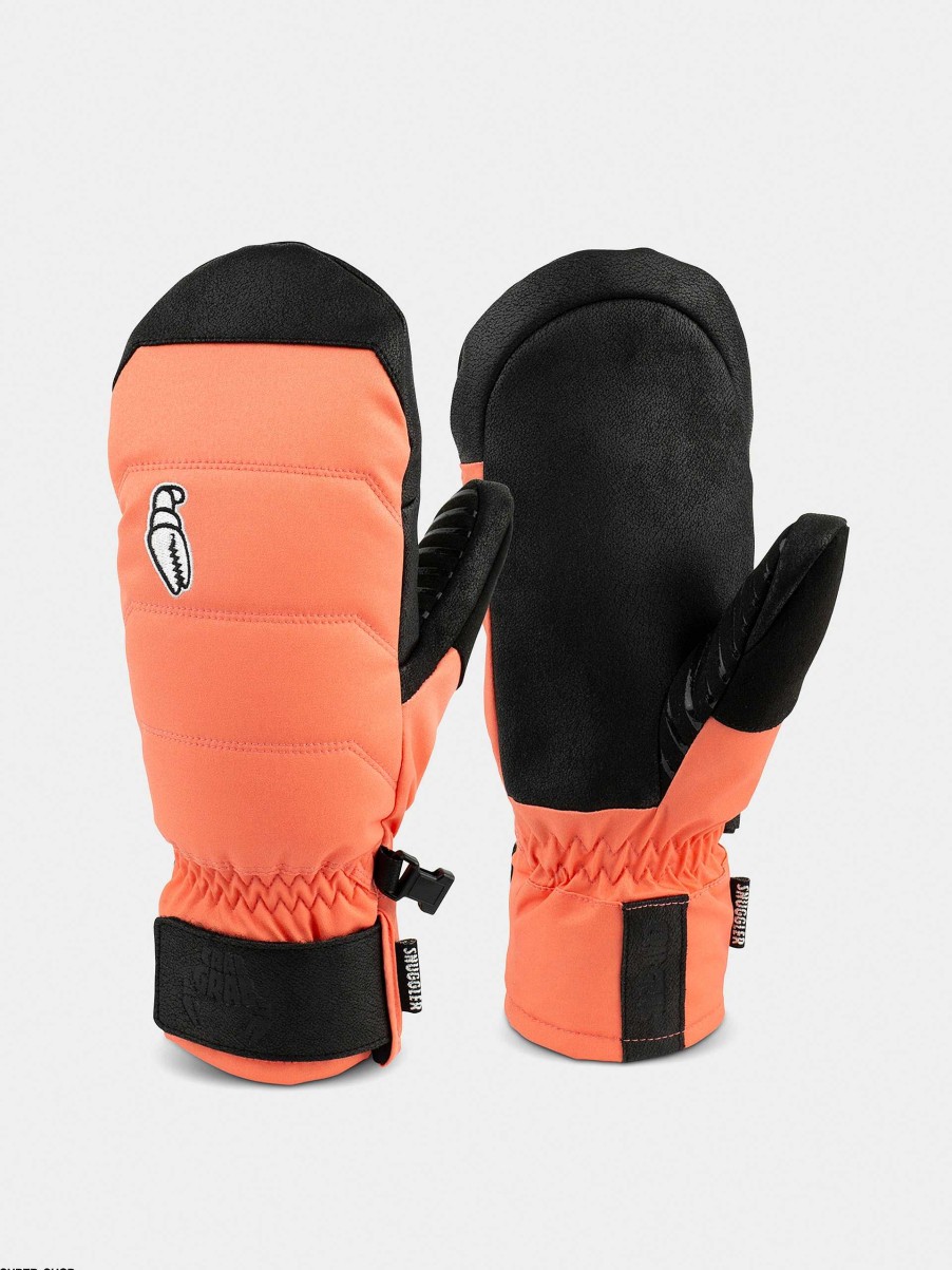 Clothing Crab Grab Snowboard Gloves | Crab Grab Snuggler Mitt Gloves Wmn Orange