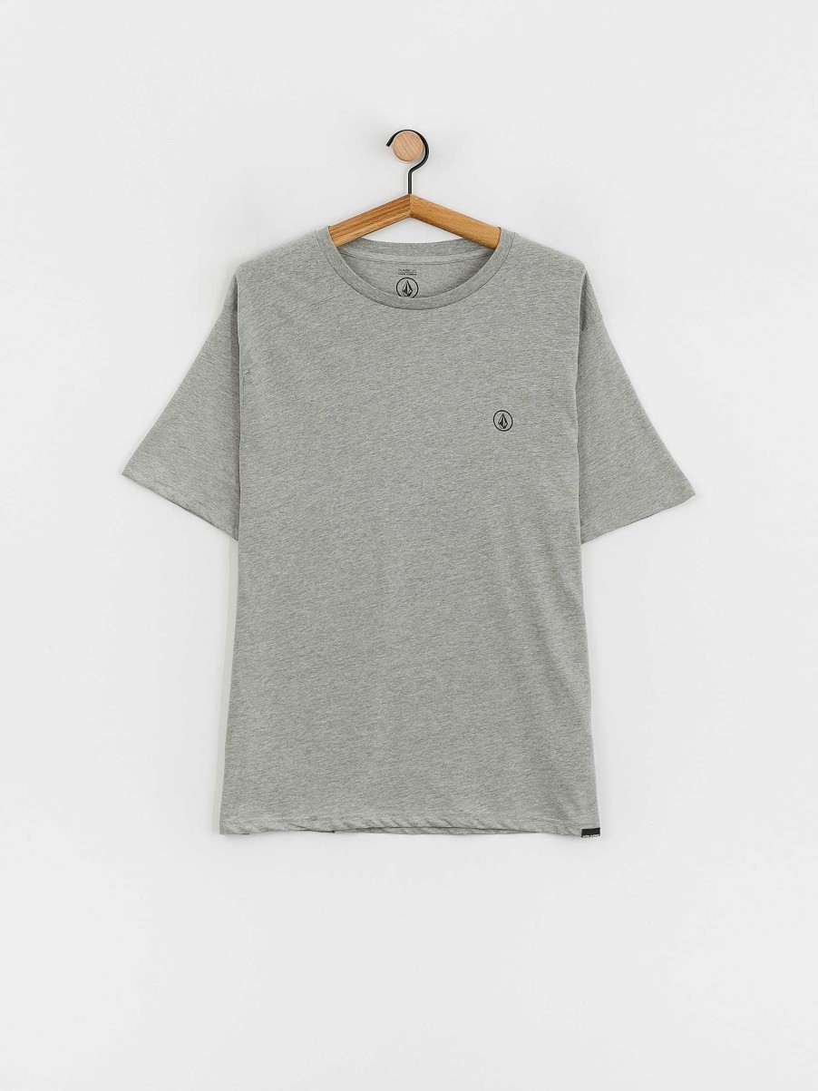 Clothing Volcom T-Shirts | Volcom Circle Blanks Hth T-Shirt Grey