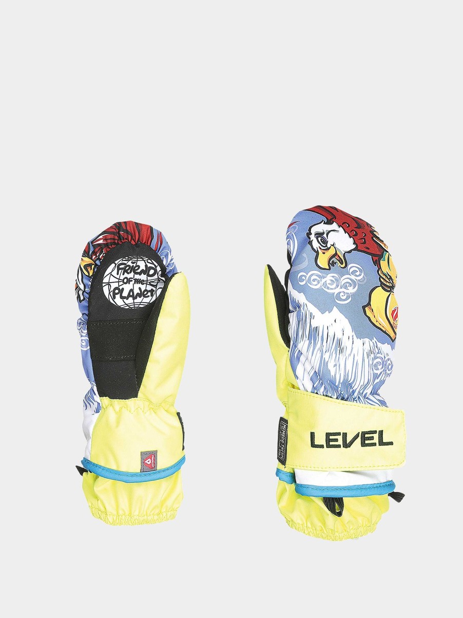 Clothing Level Snowboard Gloves | Level Animal Rec Jr Gloves Yellow